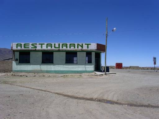 Bolivien; Oruro; Restaurant
